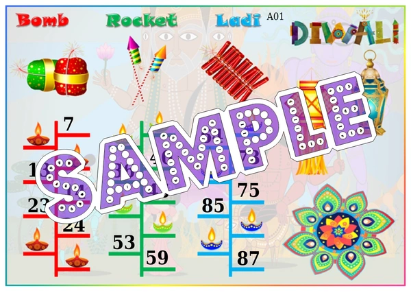 perty Diwali theme Tambola Housie (list2460_1) - 16