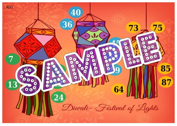 perty Diwali theme Tambola Housie (list2470_1) - 16