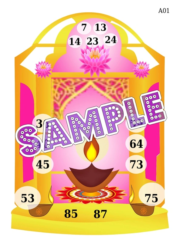 perty Diwali theme Tambola Housie (list3055_1) - 24