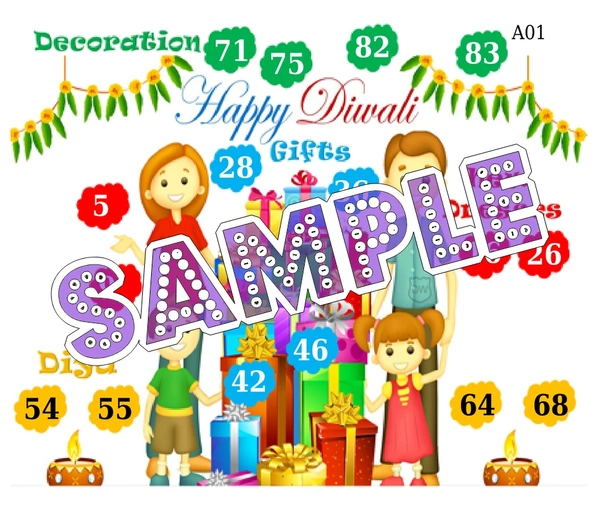 perty Diwali theme Tambola Housie (list587_1) - 24