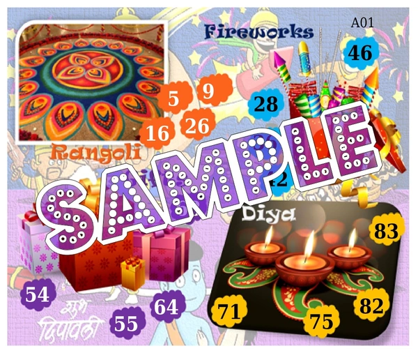 perty Diwali theme Tambola Housie (list588_1) - 36