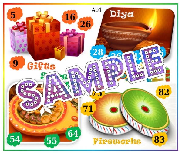 perty Diwali theme Tambola Housie (list589_1) - 72