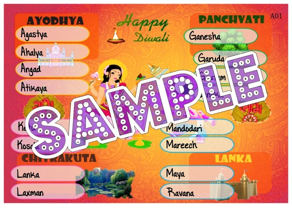 perty Diwali theme Tambola Housie (list621_2) - 24