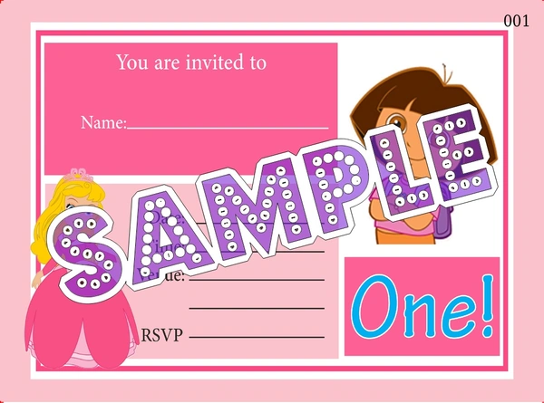 perty Dora theme Cards (list3463_1) - 24