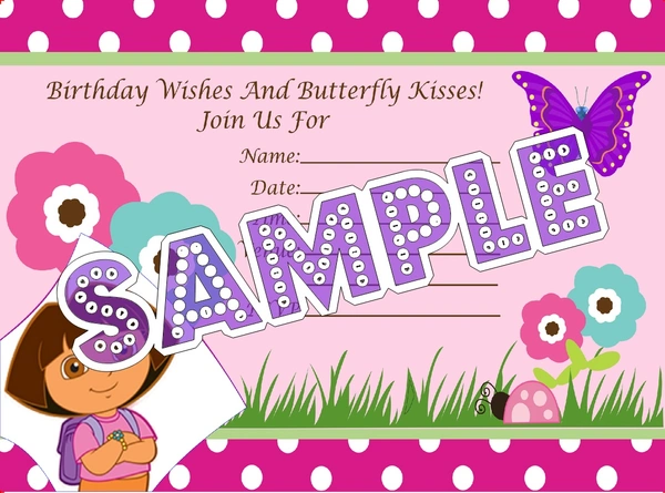 perty Dora theme Cards (list3474_1) - 24