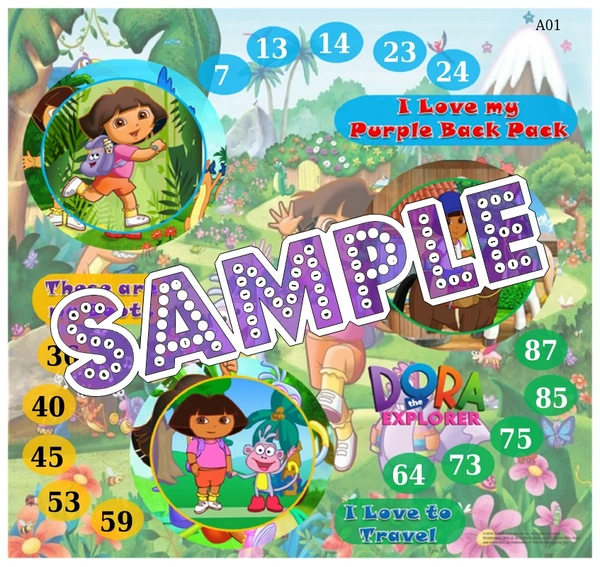 perty Dora theme Tambola Housie (list775_1) - 18