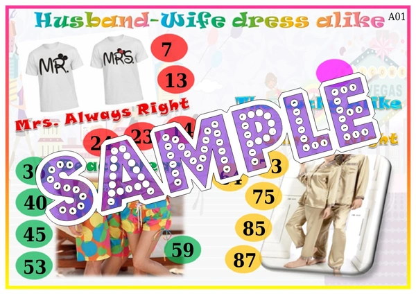 perty Dress Alike theme Tambola Housie (list694_1) - 48