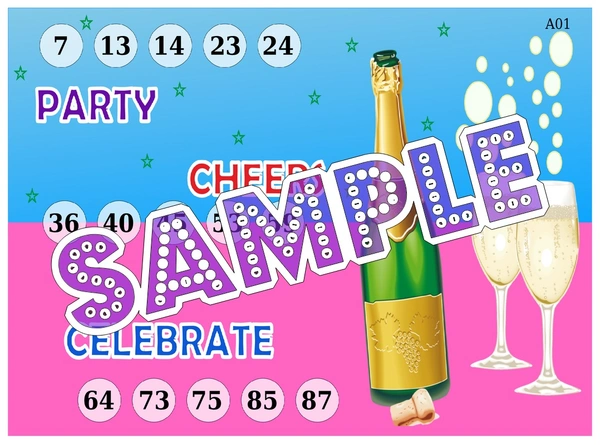 perty Drinks theme Tambola Housie (list1225_1) - 16