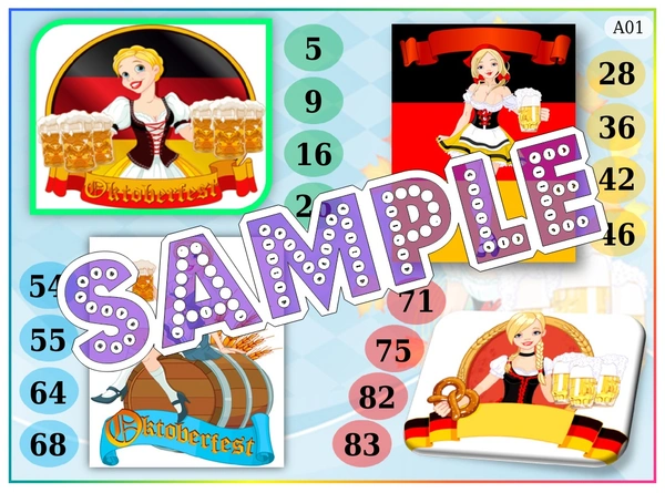 perty Drinks theme Tambola Housie (list2204_1) - 16