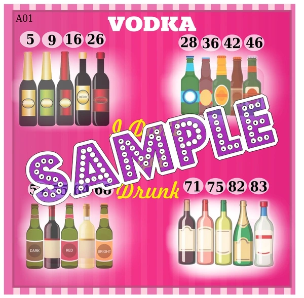 perty Drinks theme Tambola Housie (list3509_1) - 18