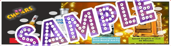 perty Drinks theme Tambola Housie (list641_2) - 60