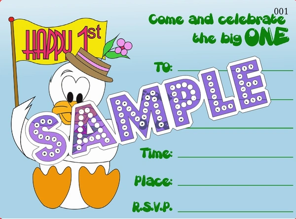 perty Duck theme Cards (list3447_1) - 24