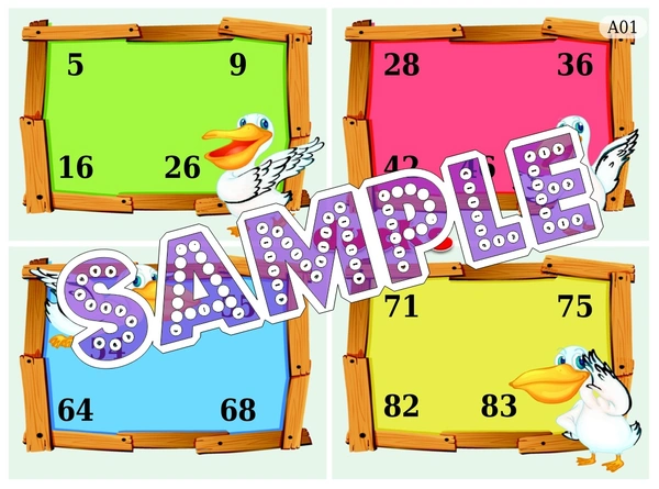 perty Duck theme Tambola Housie (list2158_1) - 24