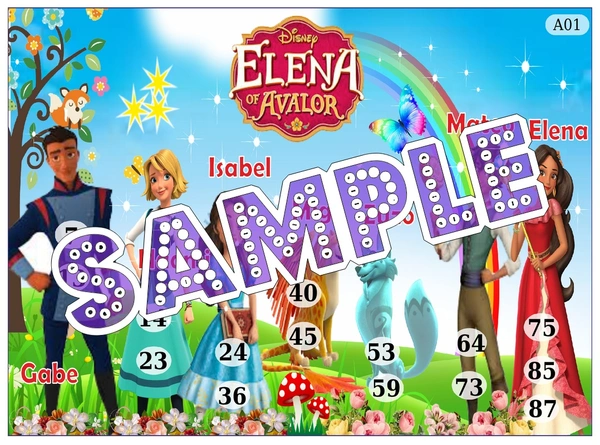 perty Elena theme Tambola Housie (list1490_1) - 48
