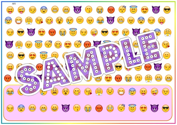 perty Emoji theme Paper Games (list1554_1) - 12