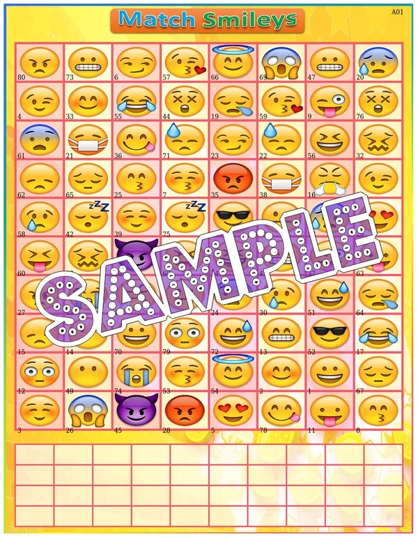 perty Emoji theme Paper Games (list1677_1) - 4