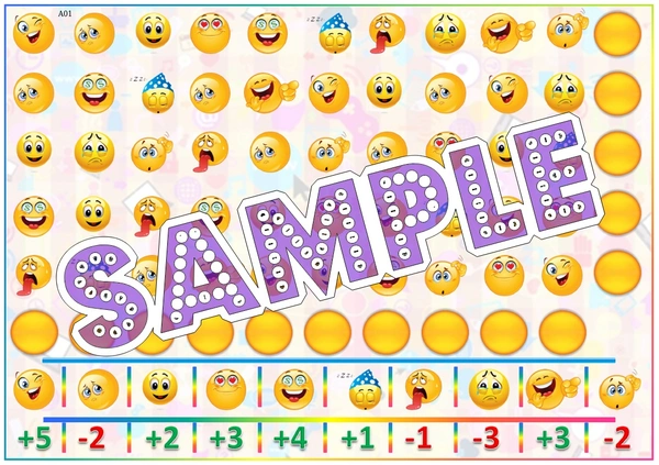 perty Emoji theme Paper Games (list1706_1) - 6