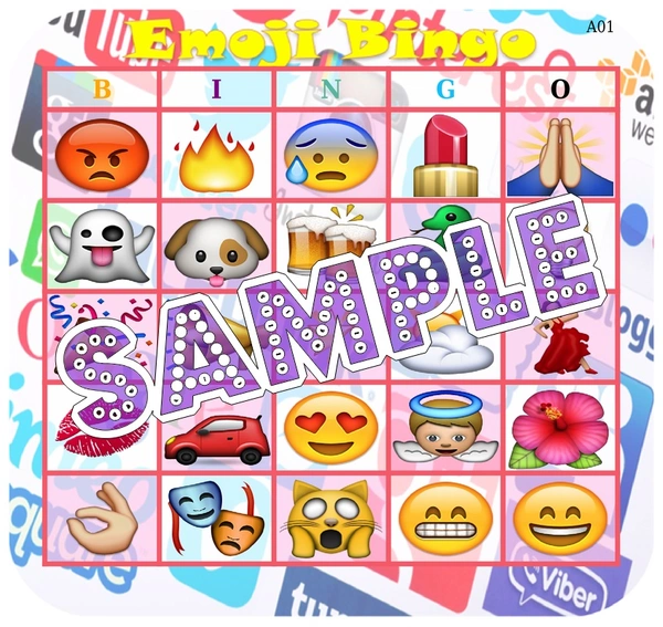 perty Emoji theme Tambola Housie (list2585_1) - 18