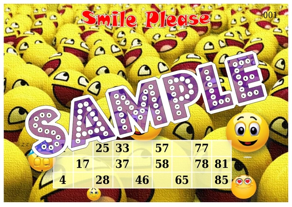 perty Emoji theme Tambola Housie (list3278_1) - 24