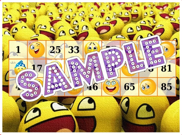perty Emoji theme Tambola Housie (list3279_1) - 24