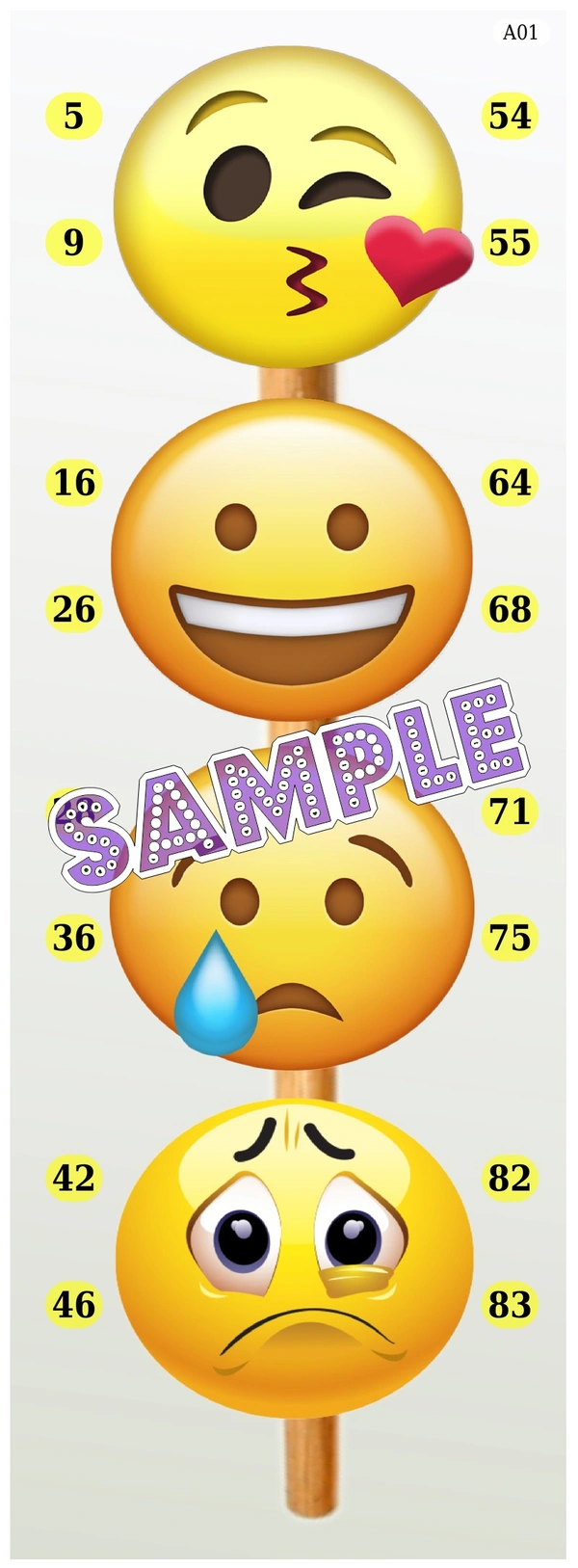 perty Emoji theme Tambola Housie (list3589_1) - 12