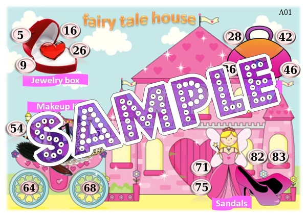 perty Fairytale theme Tambola Housie (list208_4) - 16