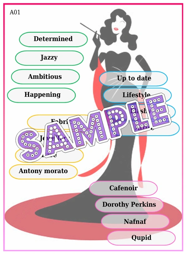 perty Fashion theme Tambola Housie (list1077_2) - 16