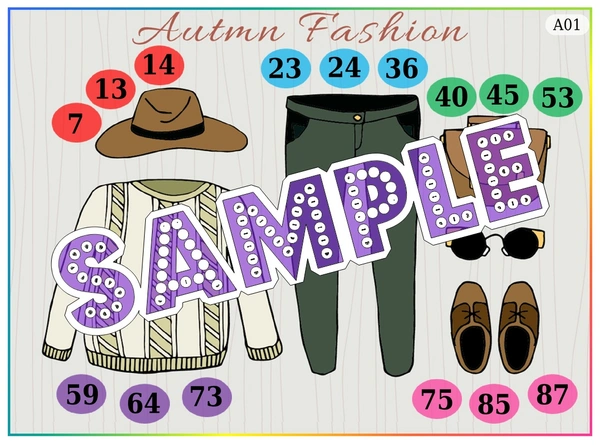 perty Fashion theme Tambola Housie (list2251_1) - 24