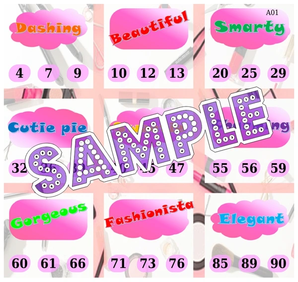 perty Fashion theme Tambola Housie (list3264_1) - 18