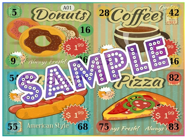 perty Fast Food theme Tambola Housie (list2285_1) - 48