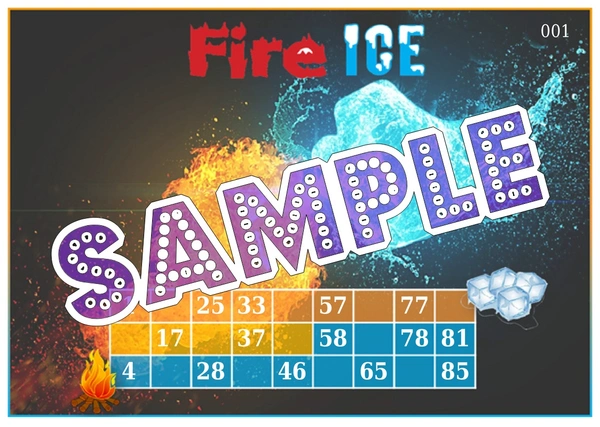 perty Fire Ice theme Tambola Housie (list2927_1) - 24