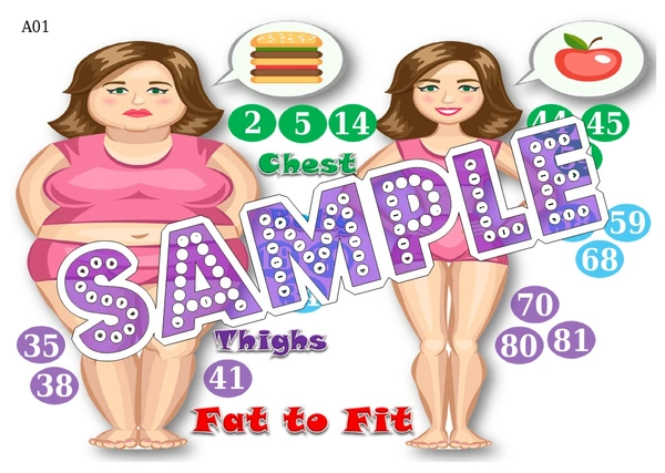 perty Fitness theme Tambola Housie (list2993_1) - 48