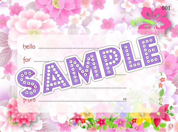 perty Floral theme Cards (list3787_1) - 16