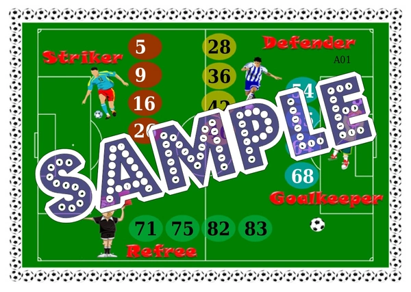 perty Football theme Tambola Housie (list2489_1) - 48