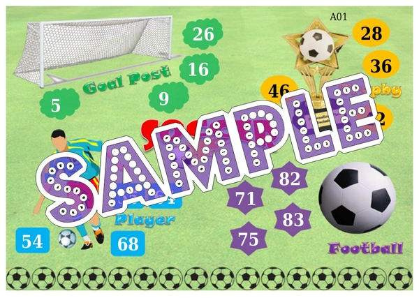 perty Football theme Tambola Housie (list735_1) - 16
