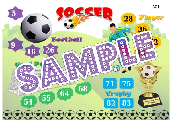 perty Football theme Tambola Housie (list736_1) - 48