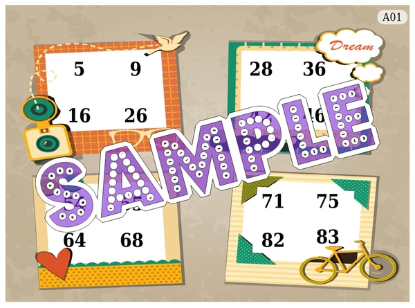 perty Frame theme Tambola Housie (list2359_1) - 24