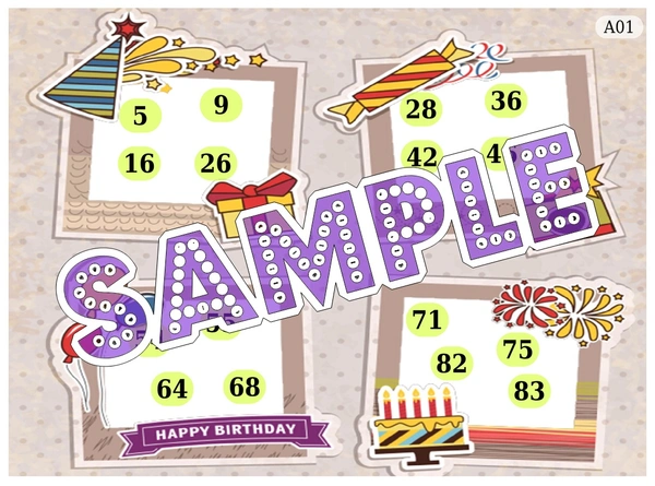 perty Frame theme Tambola Housie (list2361_1) - 16