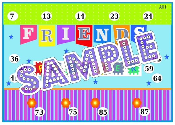 perty Friendship theme Tambola Housie (list1202_1) - 48