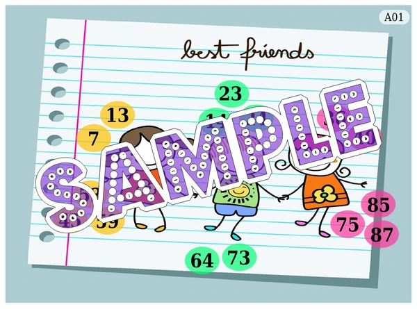 perty Friendship theme Tambola Housie (list2352_1) - 24
