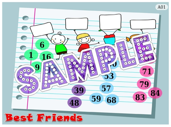 perty Friendship theme Tambola Housie (list2354_1) - 16