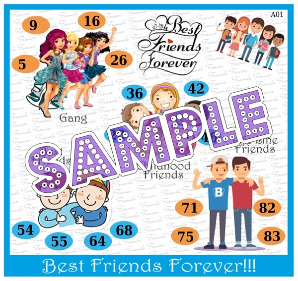 perty Friendship theme Tambola Housie (list3084_1) - 12