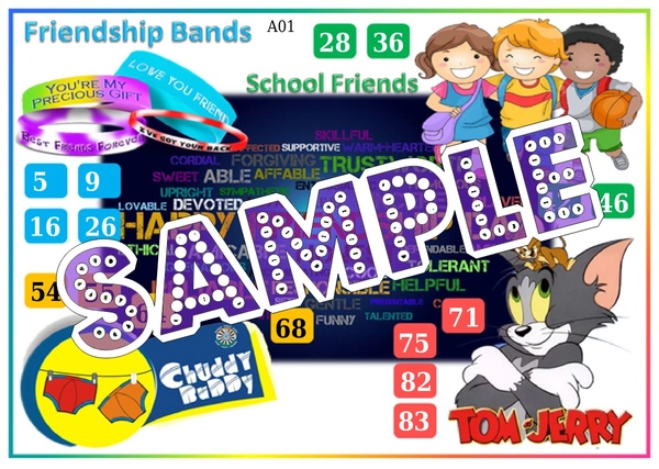perty Friendship theme Tambola Housie (list489_2) - 24