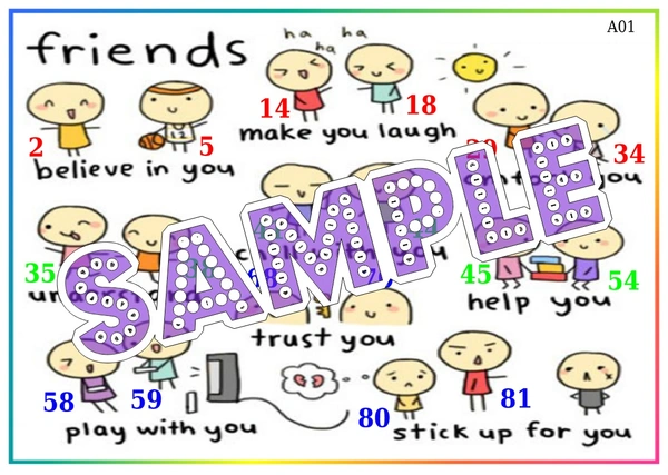 perty Friendship theme Tambola Housie (list490_2) - 48