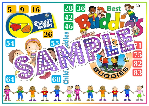 perty Friendship theme Tambola Housie (list491_2) - 24