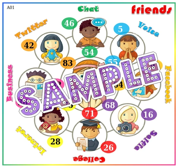 perty Friendship theme Tambola Housie (list790_1) - 18