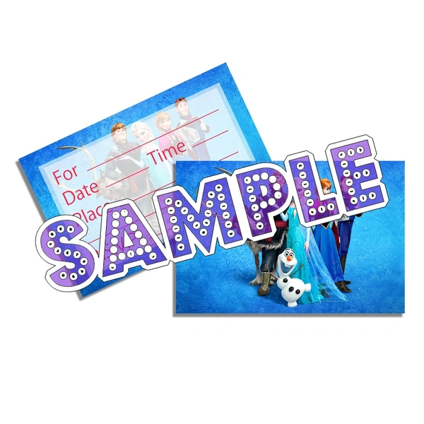 perty Frozen theme Cards (list3495_1) - 24