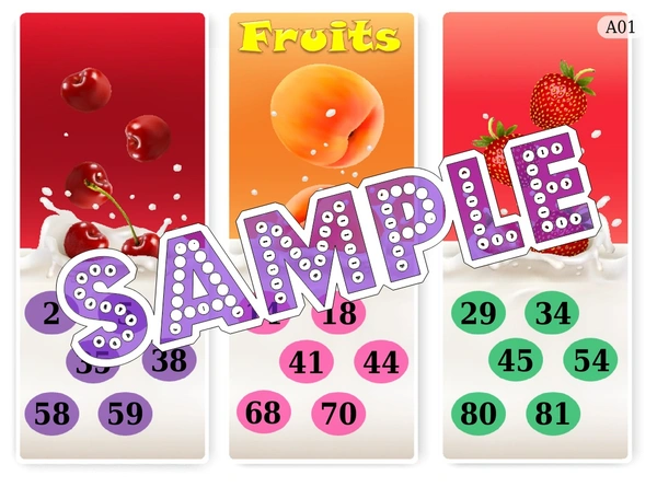 perty Fruits Vegetables theme Tambola Housie (list2299_1) - 16