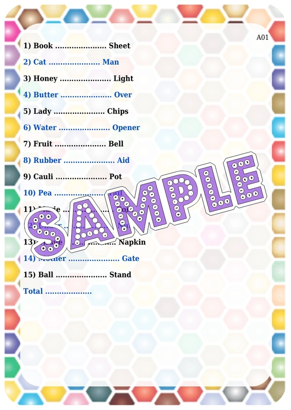 perty Generic theme Paper Games (list1654_1) - 24