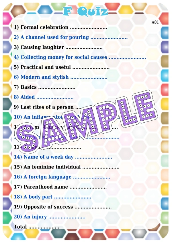 perty Generic theme Paper Games (list1678_1) - 8